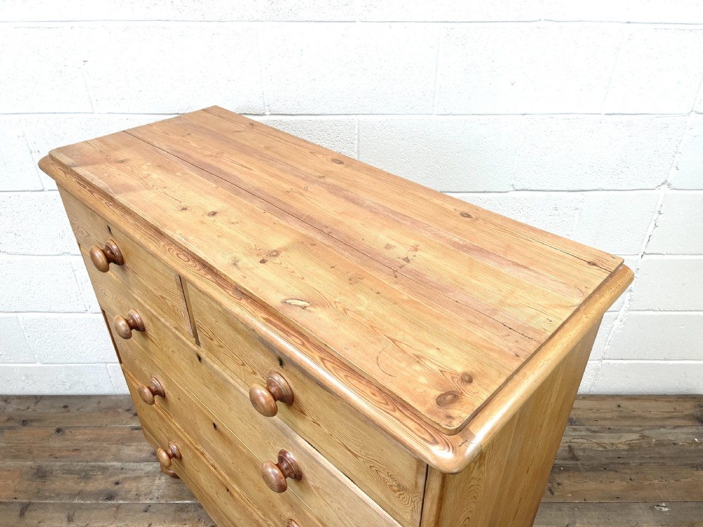 Large Antique Pine Chest of Drawers View VIII