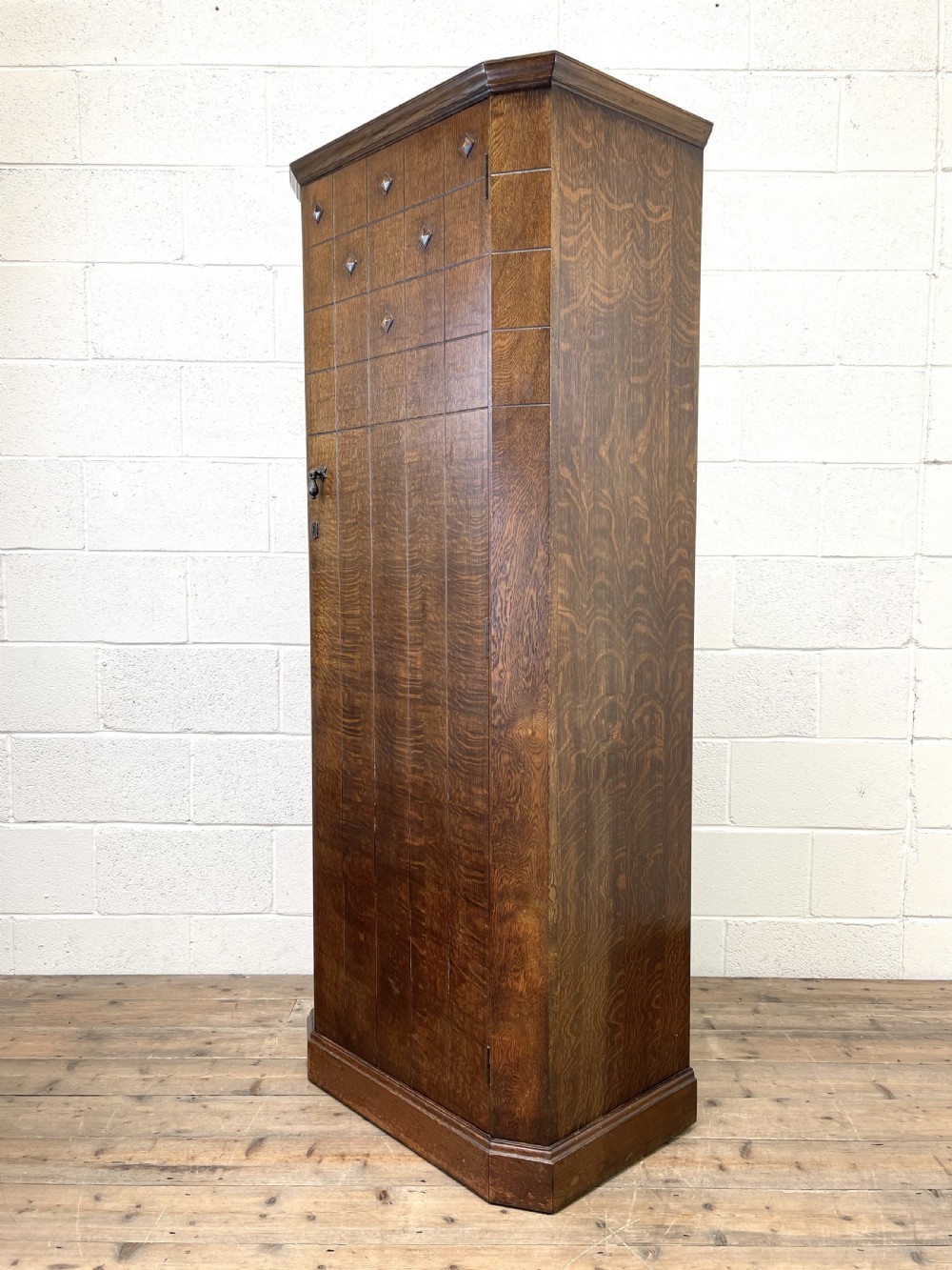 Early 20th Century Antique Oak Hall Cupboard View VIII