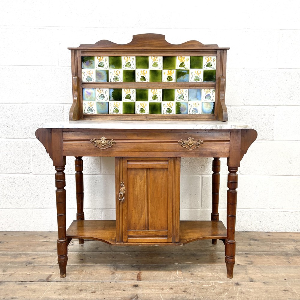 Antique Victorian Marble Top Washstand