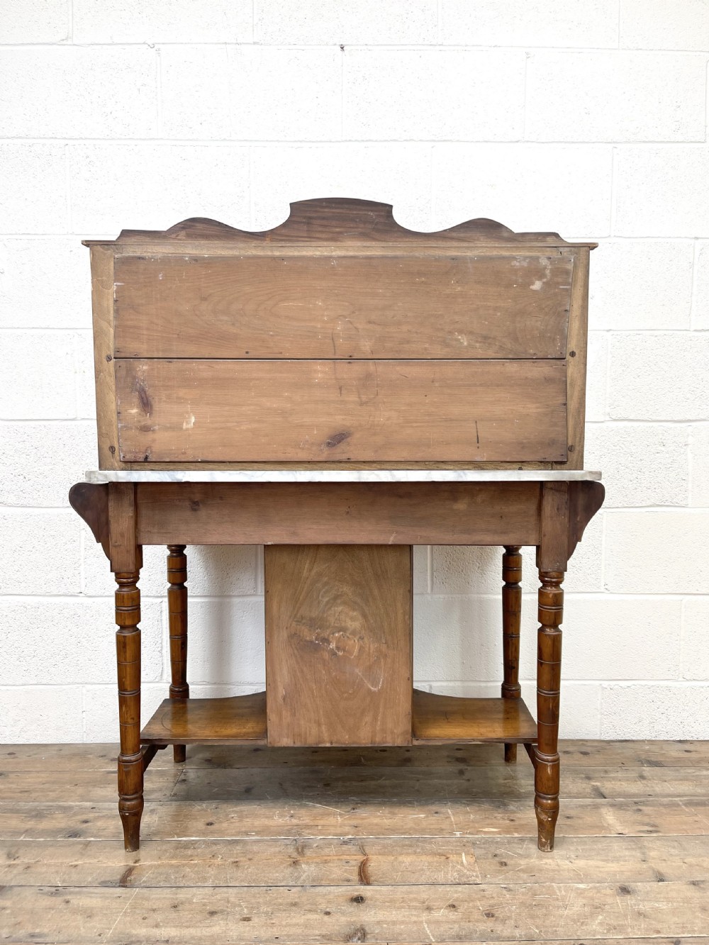 Antique Victorian Marble Top Washstand View XIV