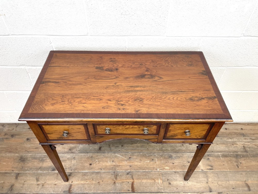 Oak and Mahogany Reproduction Side Table View IV