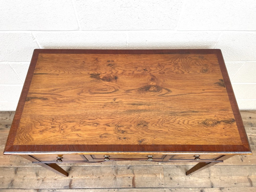 Oak and Mahogany Reproduction Side Table View V