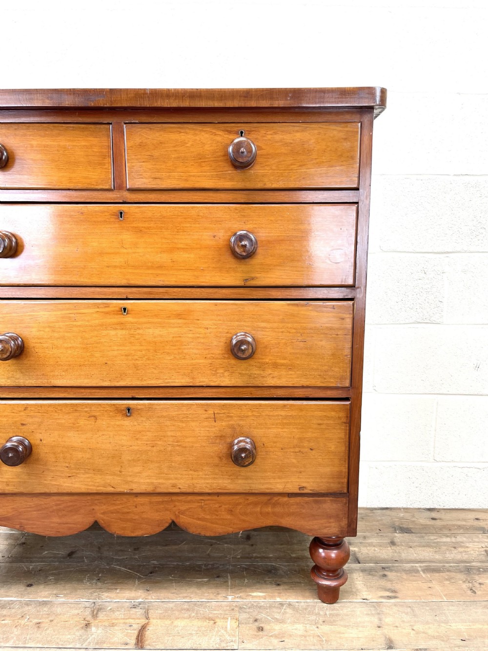 Antique Victorian Mahogany Chest of Drawers View III