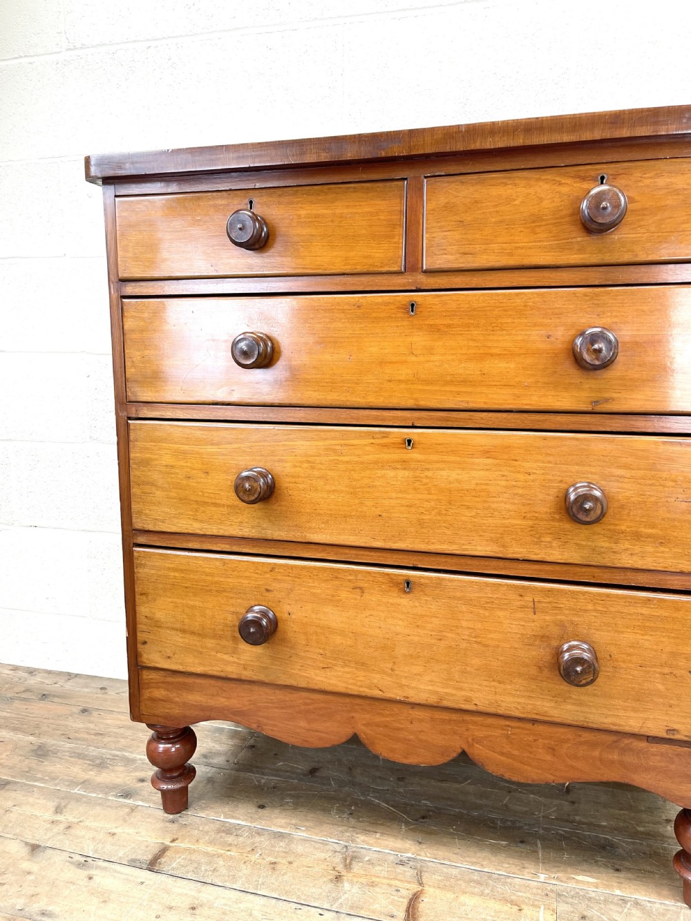 Antique Victorian Mahogany Chest of Drawers View IV