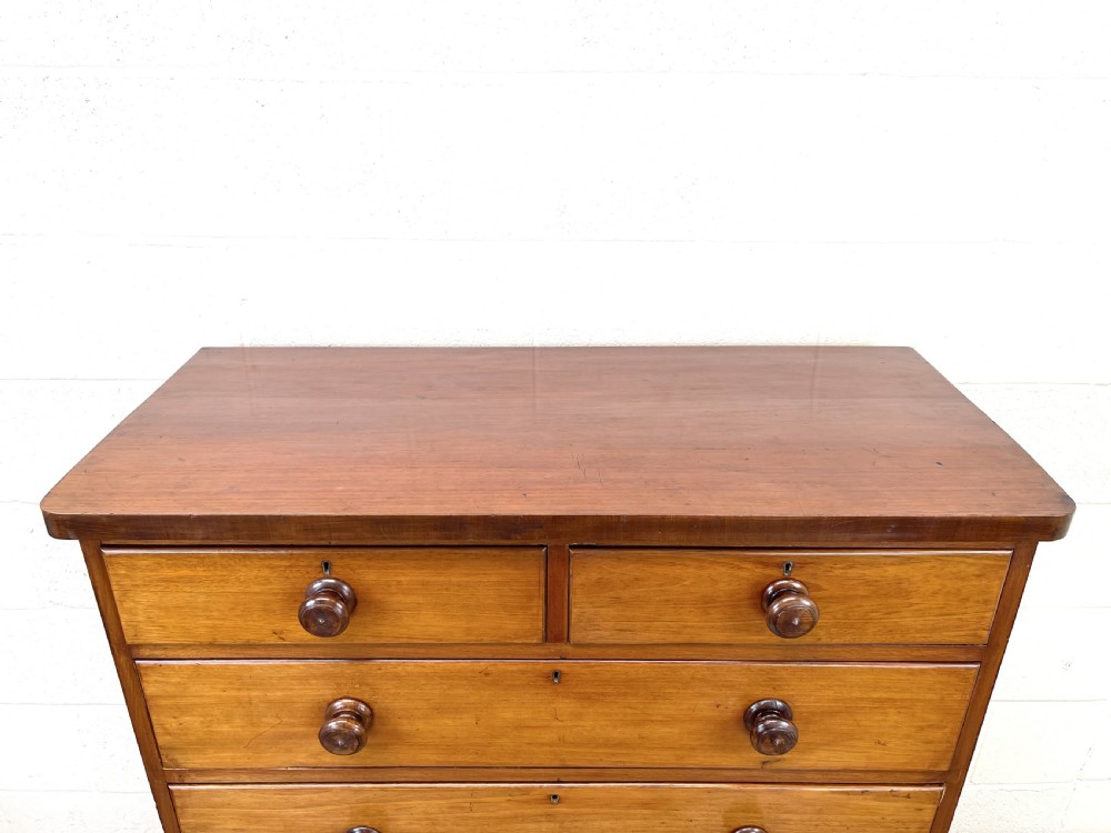 Antique Victorian Mahogany Chest of Drawers View V