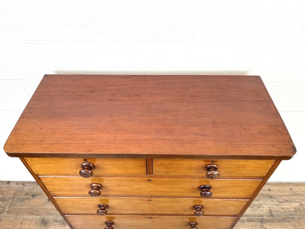 Antique Victorian Mahogany Chest of Drawers View VI
