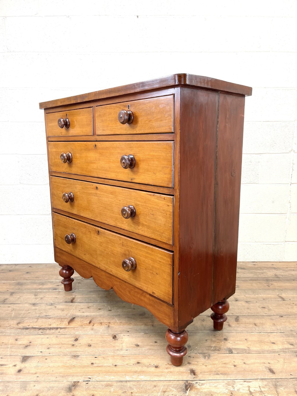 Antique Victorian Mahogany Chest of Drawers View VII