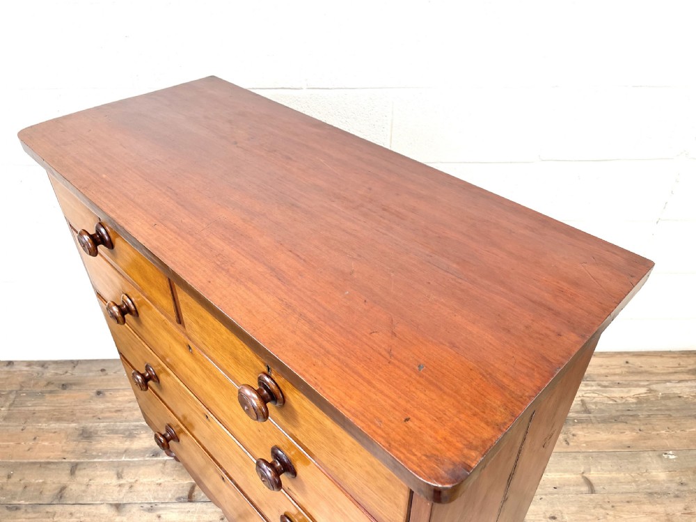 Antique Victorian Mahogany Chest of Drawers View IX