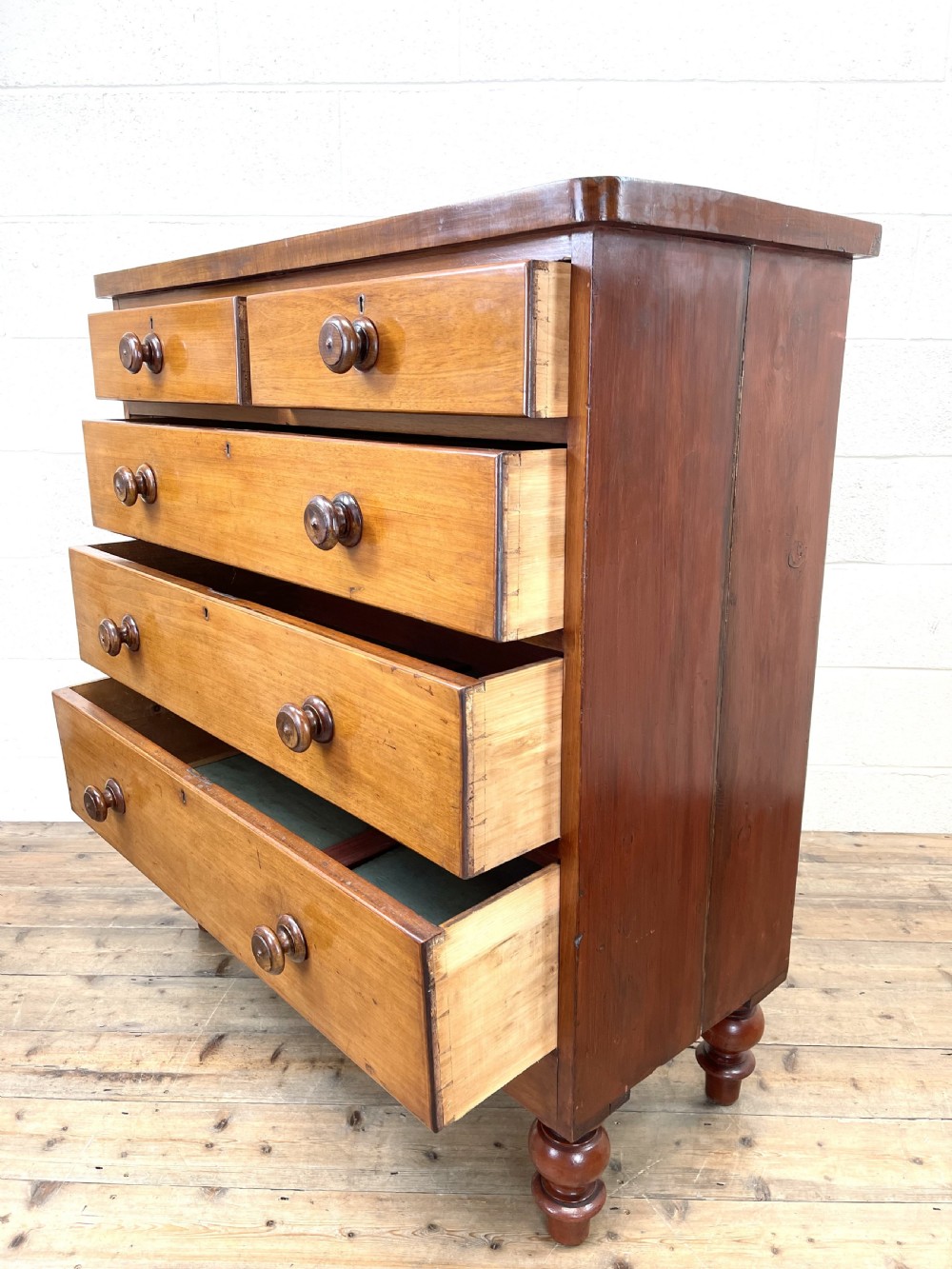 Antique Victorian Mahogany Chest of Drawers View XI