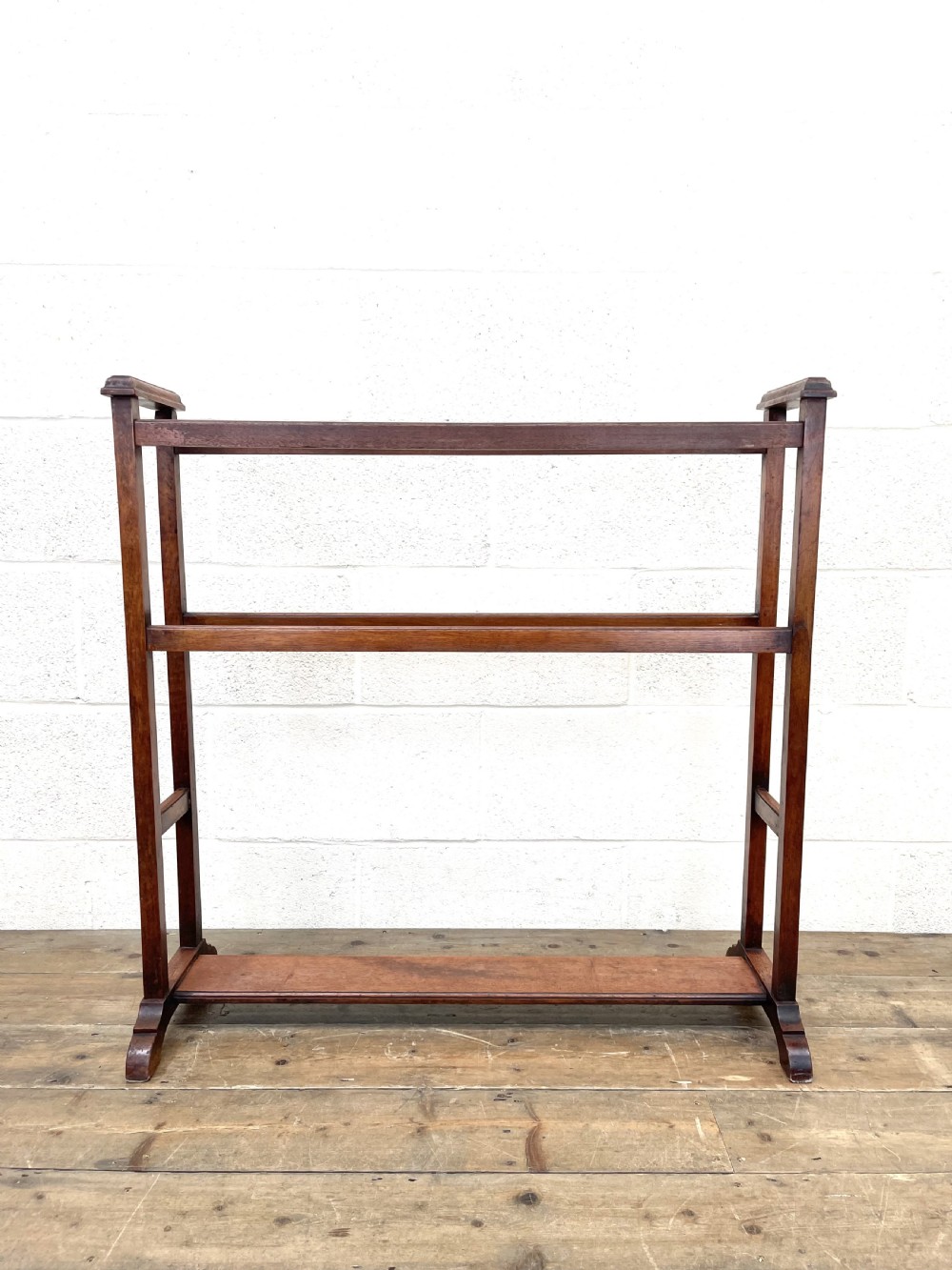 Antique Edwardian Mahogany Towel Rail View III