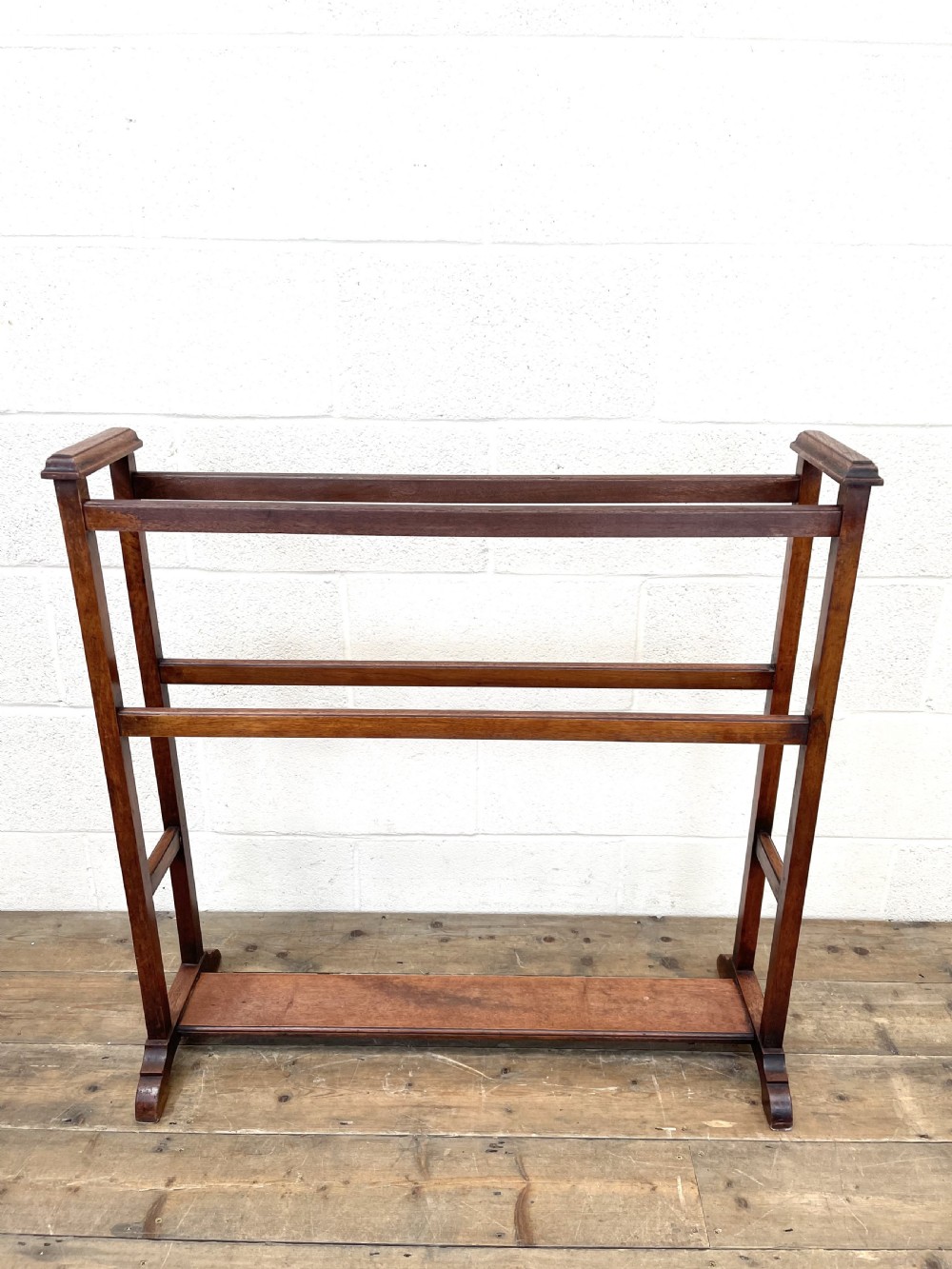 Antique Edwardian Mahogany Towel Rail View IV