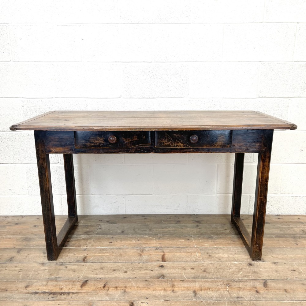 Antique Country Oak Farmhouse Table