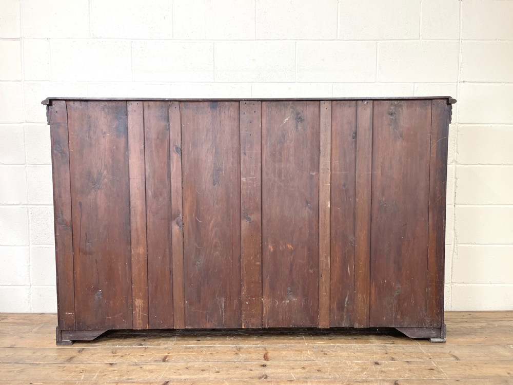 Large Antique Carved Oak Bookcase View X
