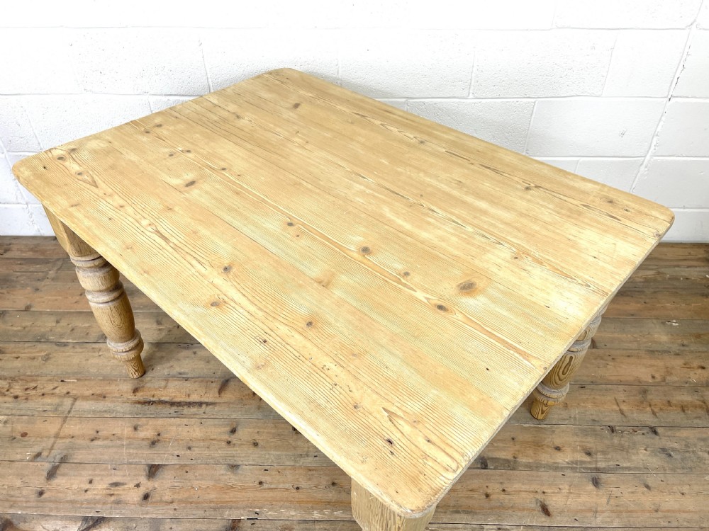 Rustic Pine Farmhouse Kitchen Table View III
