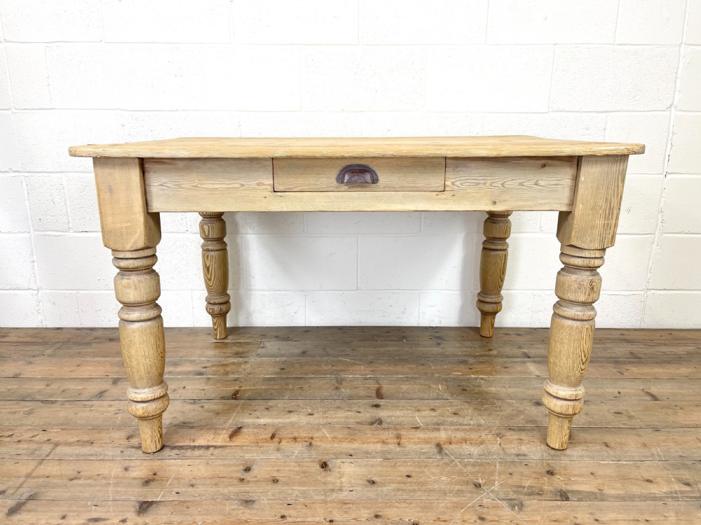 Rustic Pine Farmhouse Kitchen Table View VI