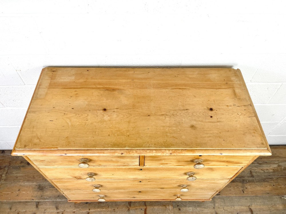Victorian Antique Pine Chest of Drawers View V