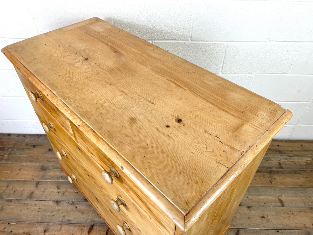 Victorian Antique Pine Chest of Drawers View VIII