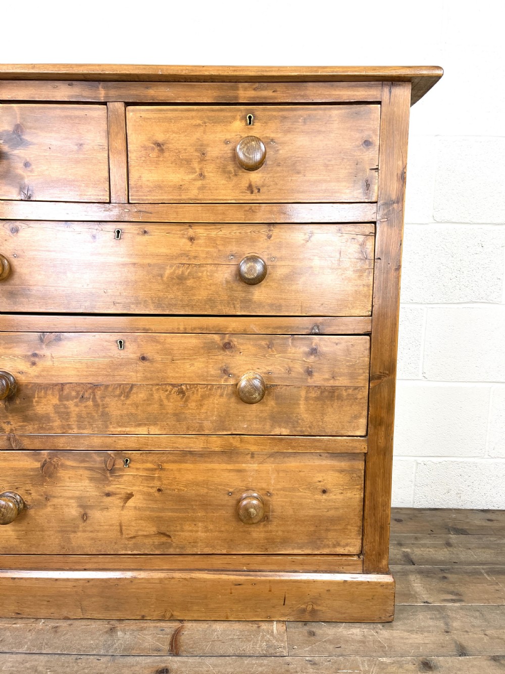 Antique Rustic Pine Chest of Drawers View III