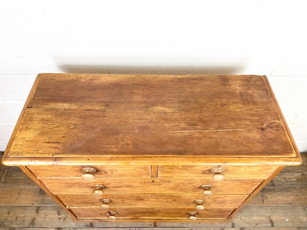 Victorian Pine Chest of Drawers View IV