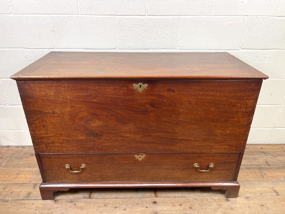Large 19th Century Mahogany Blanket Box View II
