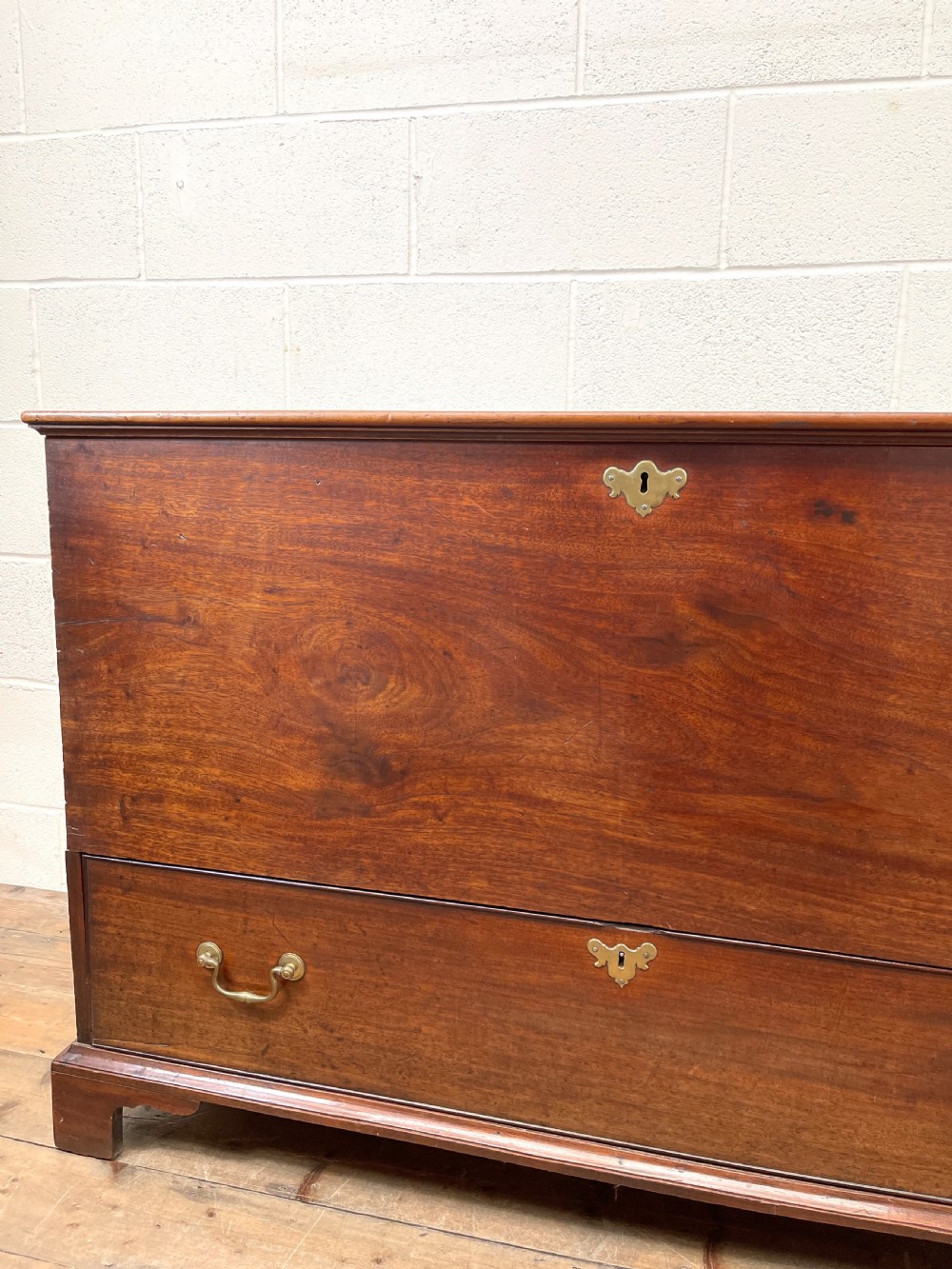 Large 19th Century Mahogany Blanket Box View IV