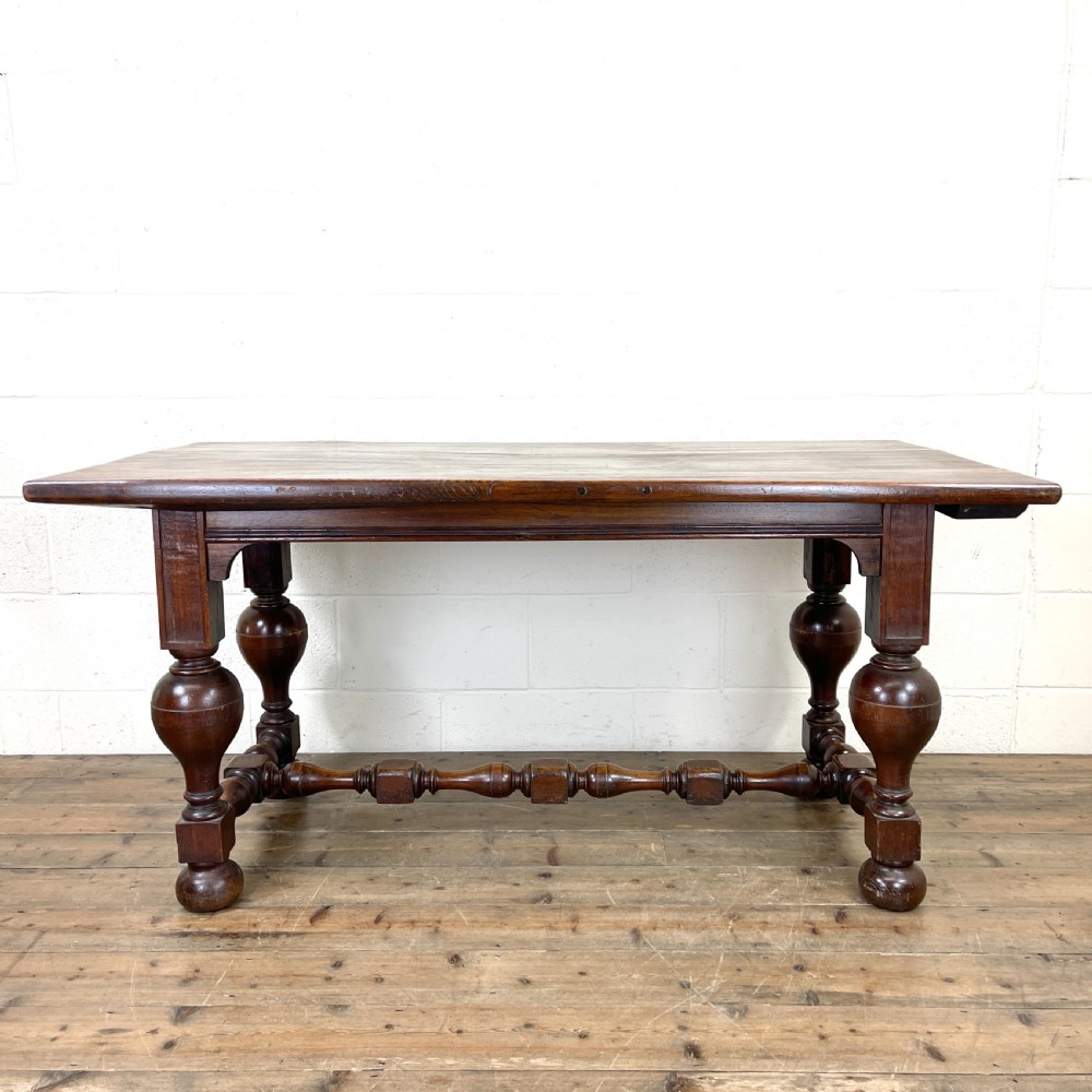 Antique Country Oak Dining Table