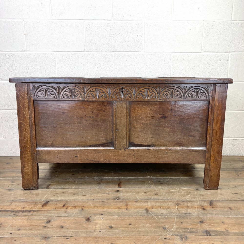 Antique 18th Century Welsh Oak Coffer