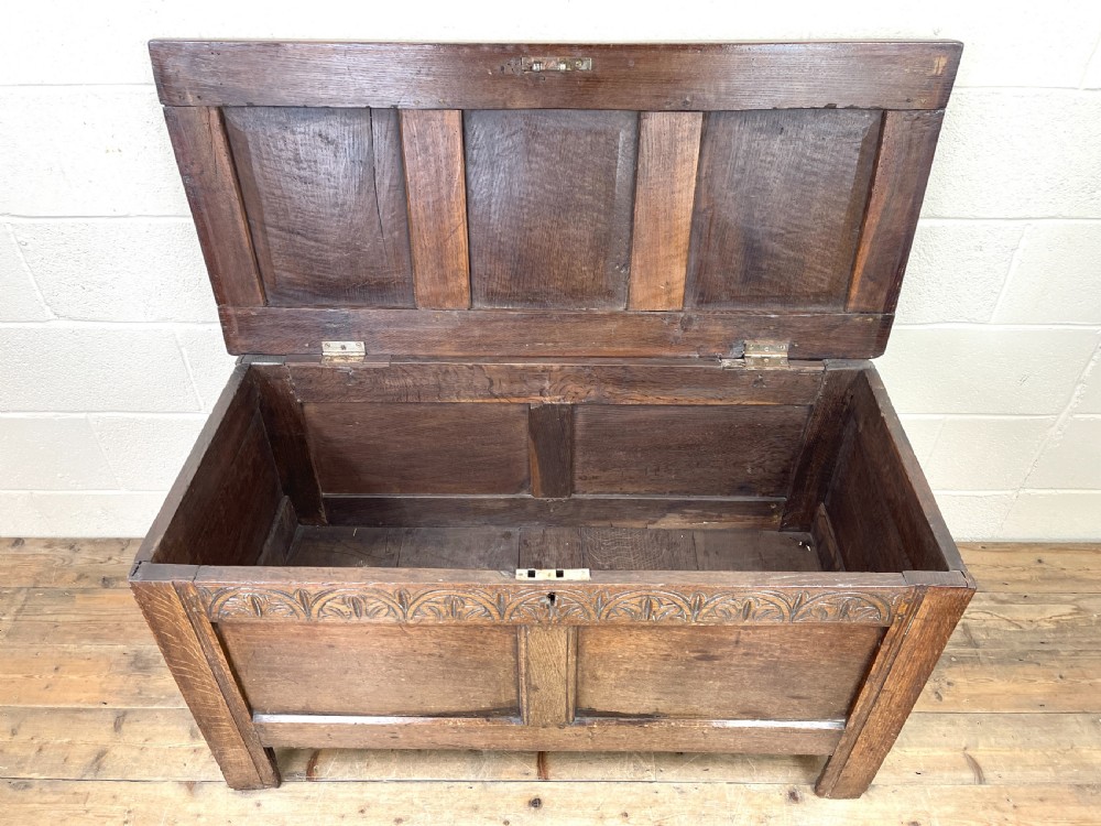 Antique 18th Century Welsh Oak Coffer View VI