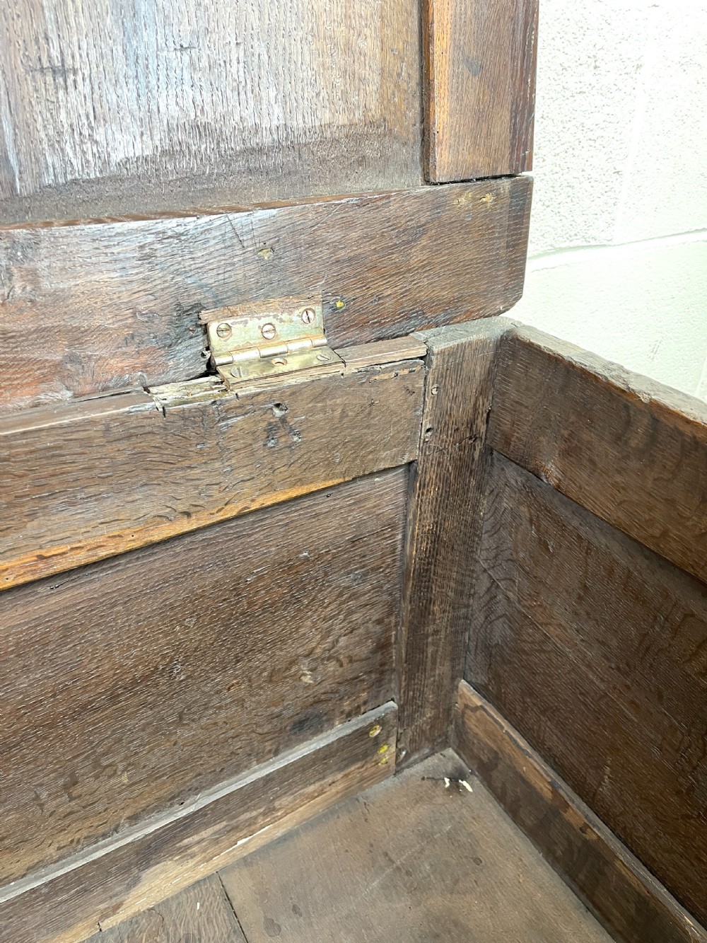 Antique 18th Century Welsh Oak Coffer View VII