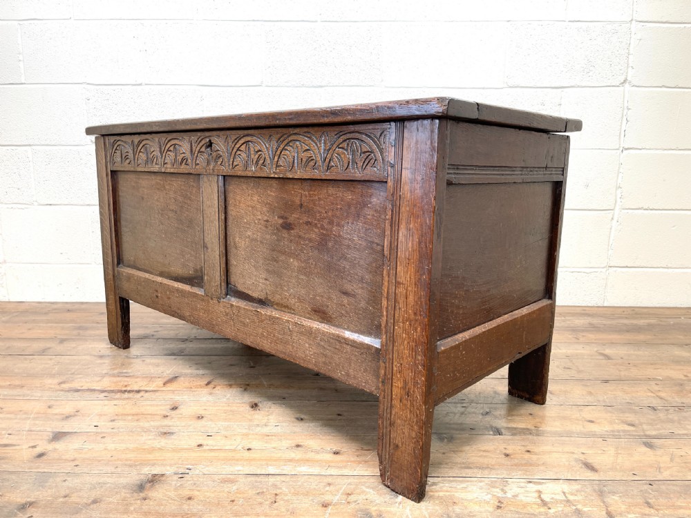 Antique 18th Century Welsh Oak Coffer View IX