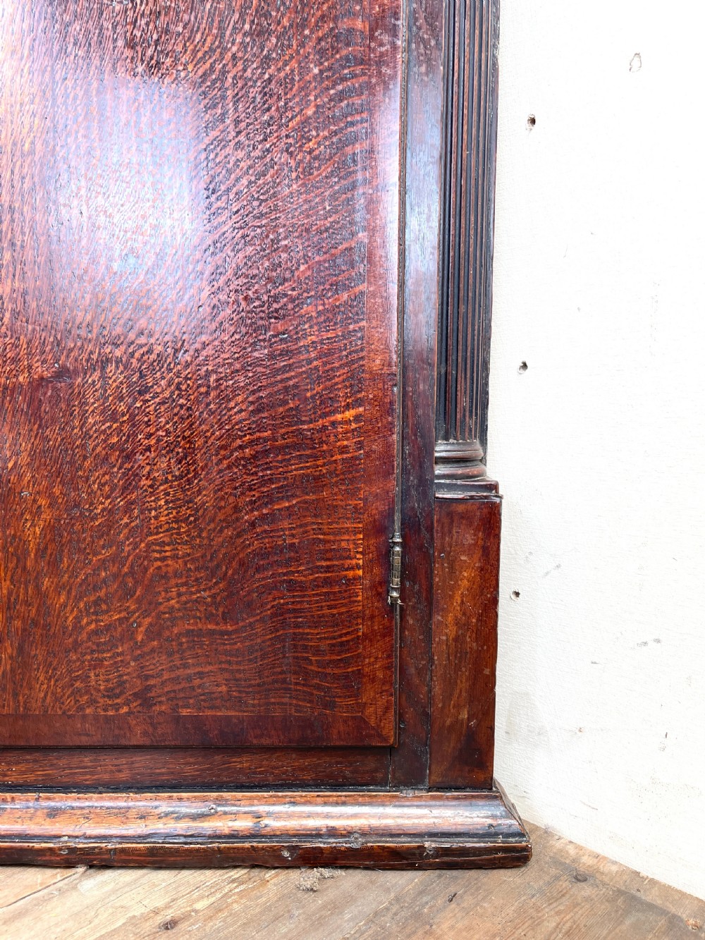 Narrow Georgian Oak Corner Cupboard View IV