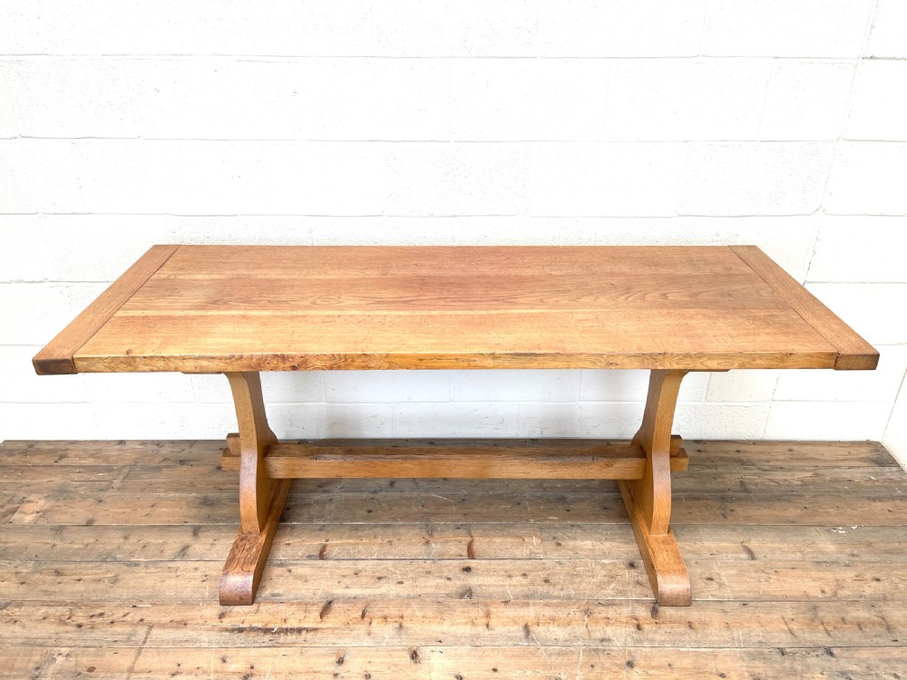 Early 20th Century Pale Oak Dining Table View III