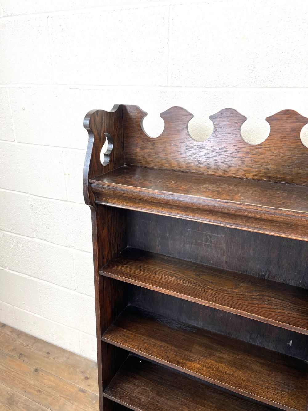 Early 20th Century Antique Oak Bookcase View V