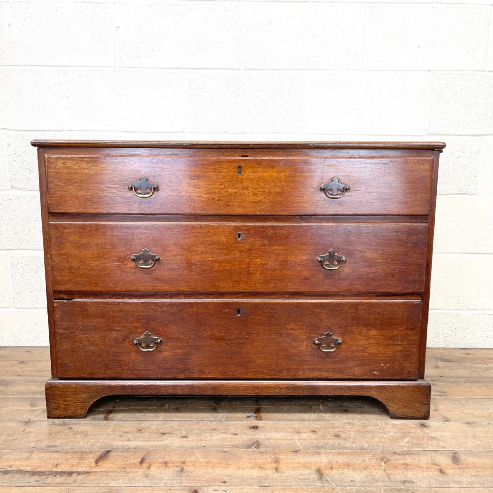 19th Century Antique Oak Chest of Drawers