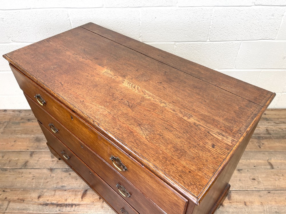 19th Century Antique Oak Chest of Drawers View VIII