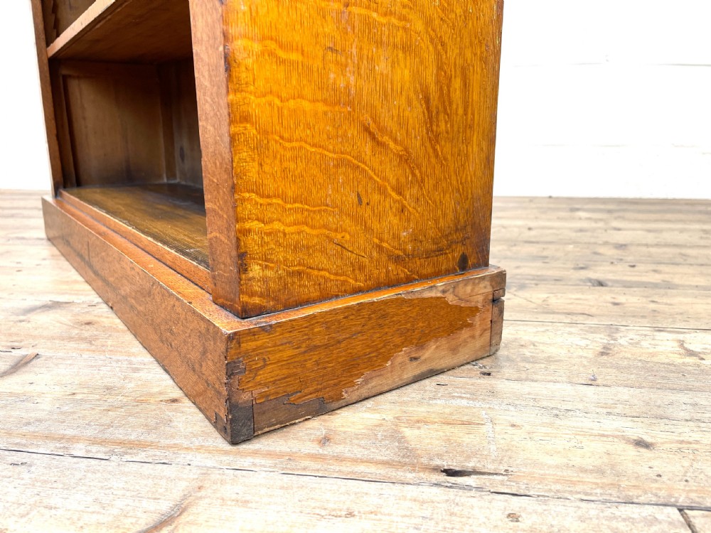 Antique Oak Bookcase  View X