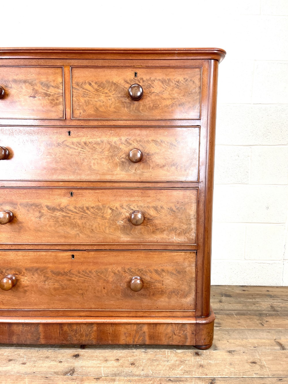 Antique Victorian Mahogany Chest of Drawers View II