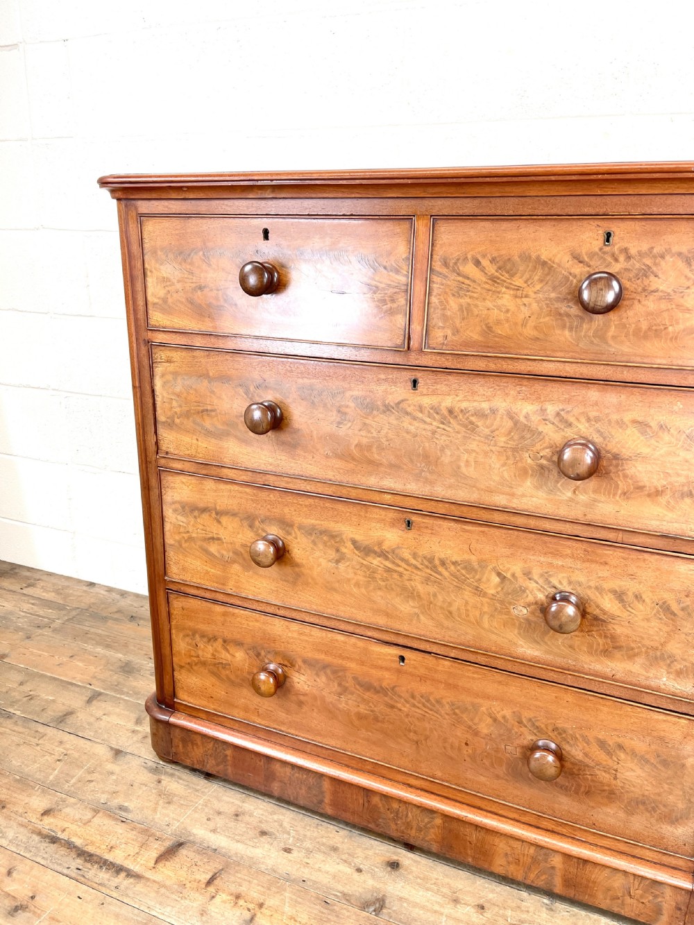 Antique Victorian Mahogany Chest of Drawers View III