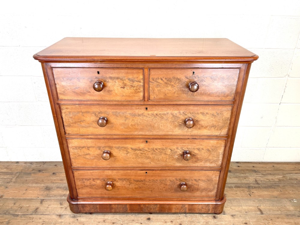 Antique Victorian Mahogany Chest of Drawers View IV