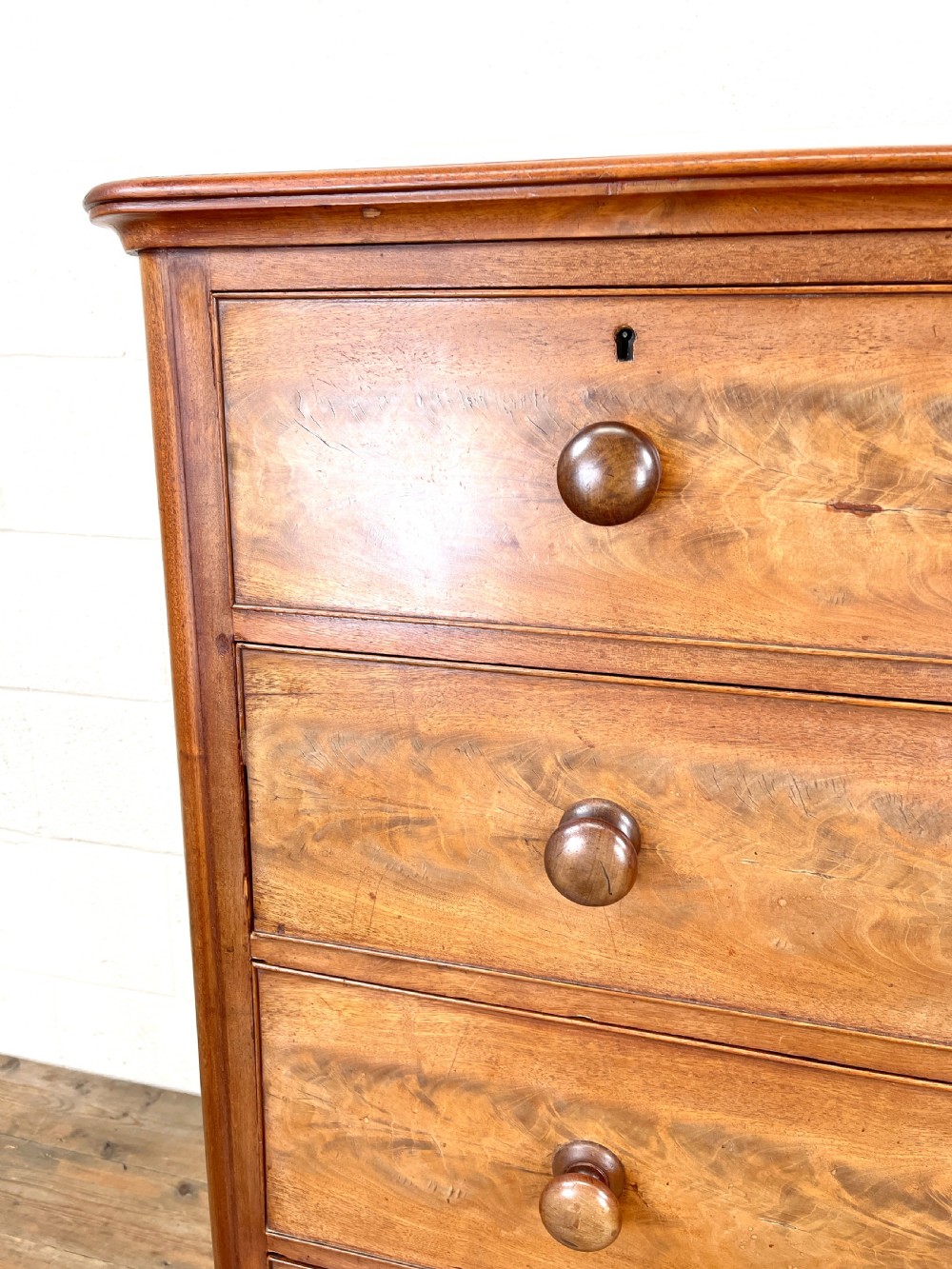 Antique Victorian Mahogany Chest of Drawers View V