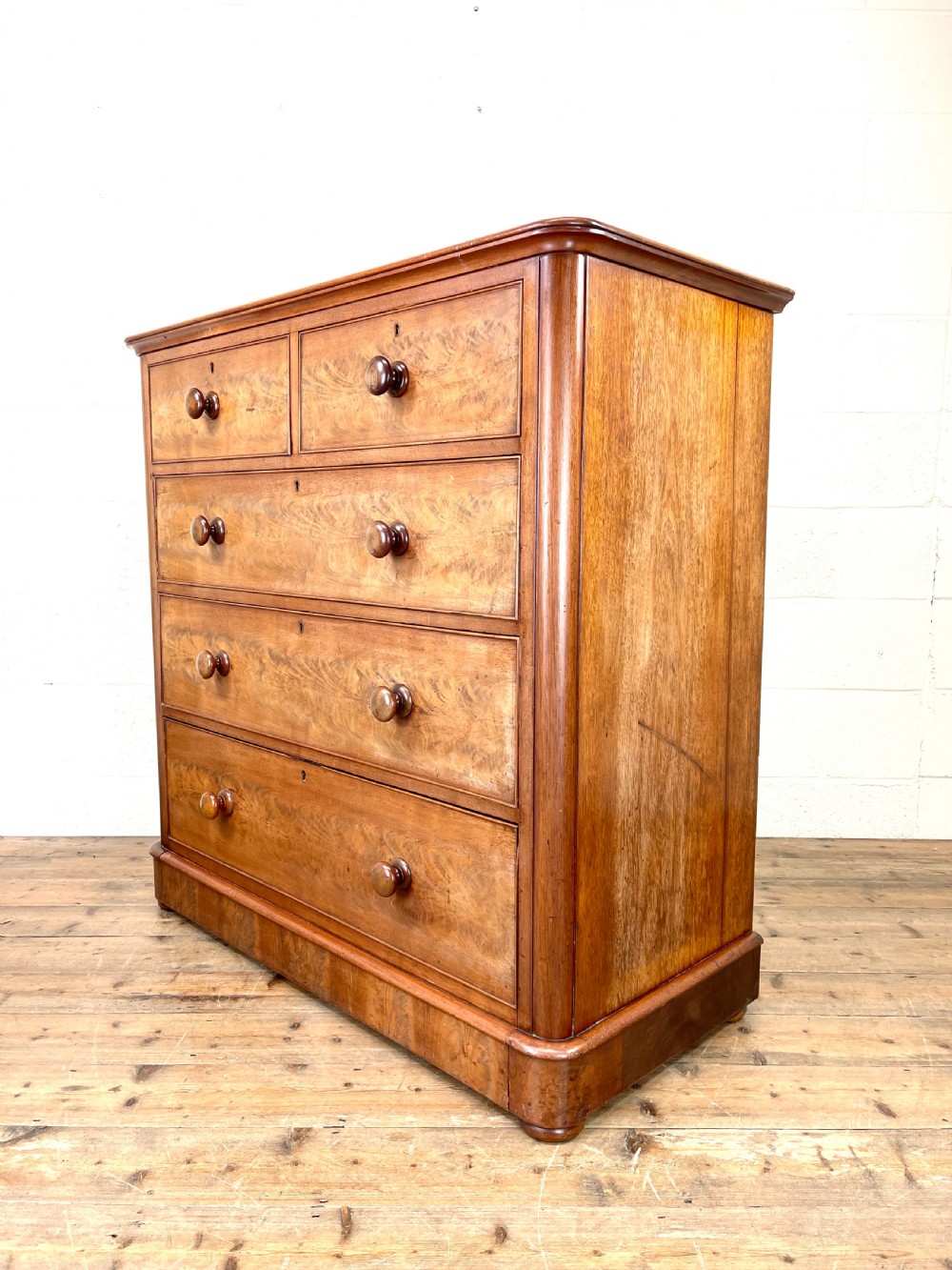 Antique Victorian Mahogany Chest of Drawers View VI