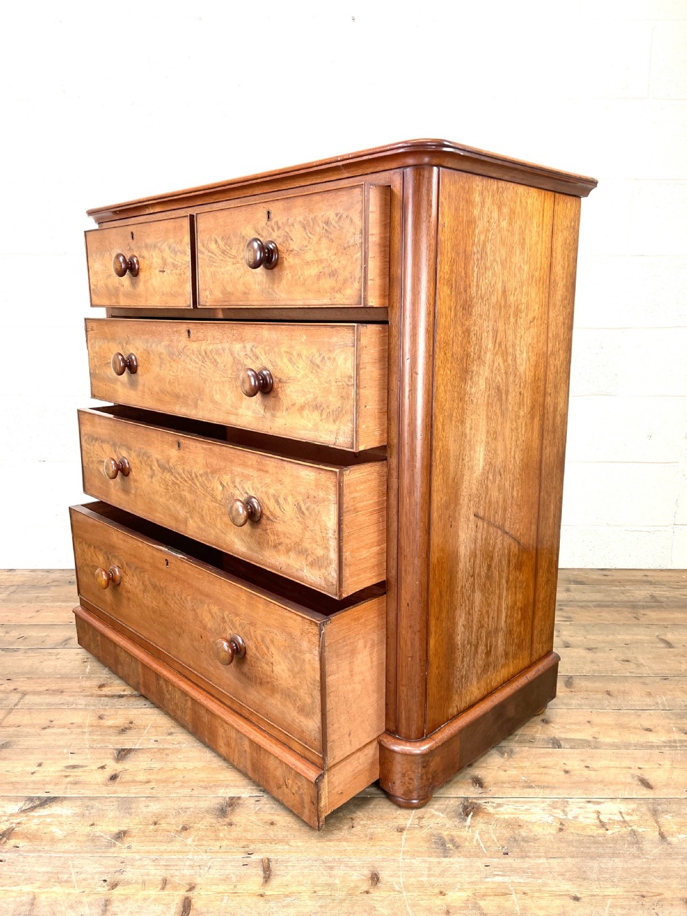 Antique Victorian Mahogany Chest of Drawers View VIII