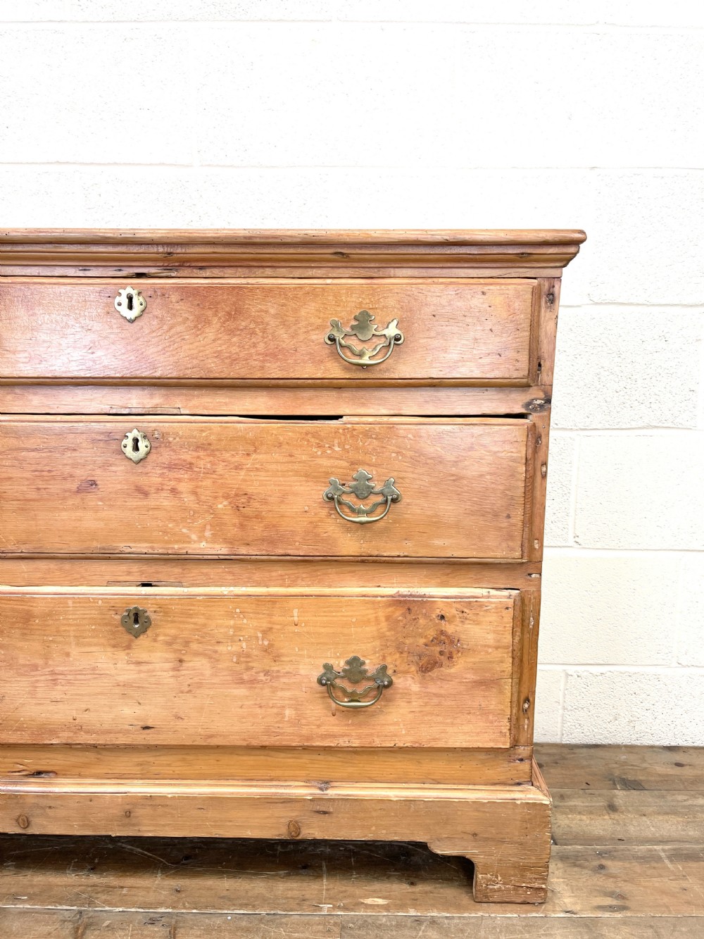 Rustic Antique Pine Chest of Drawers View III