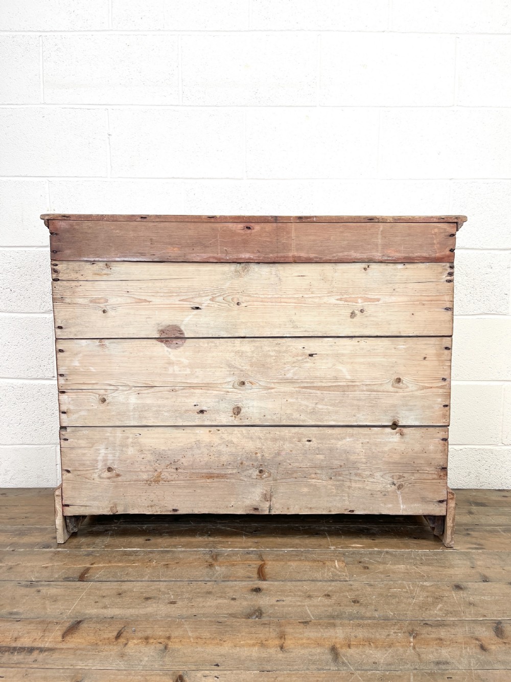 Rustic Antique Pine Chest of Drawers View IX