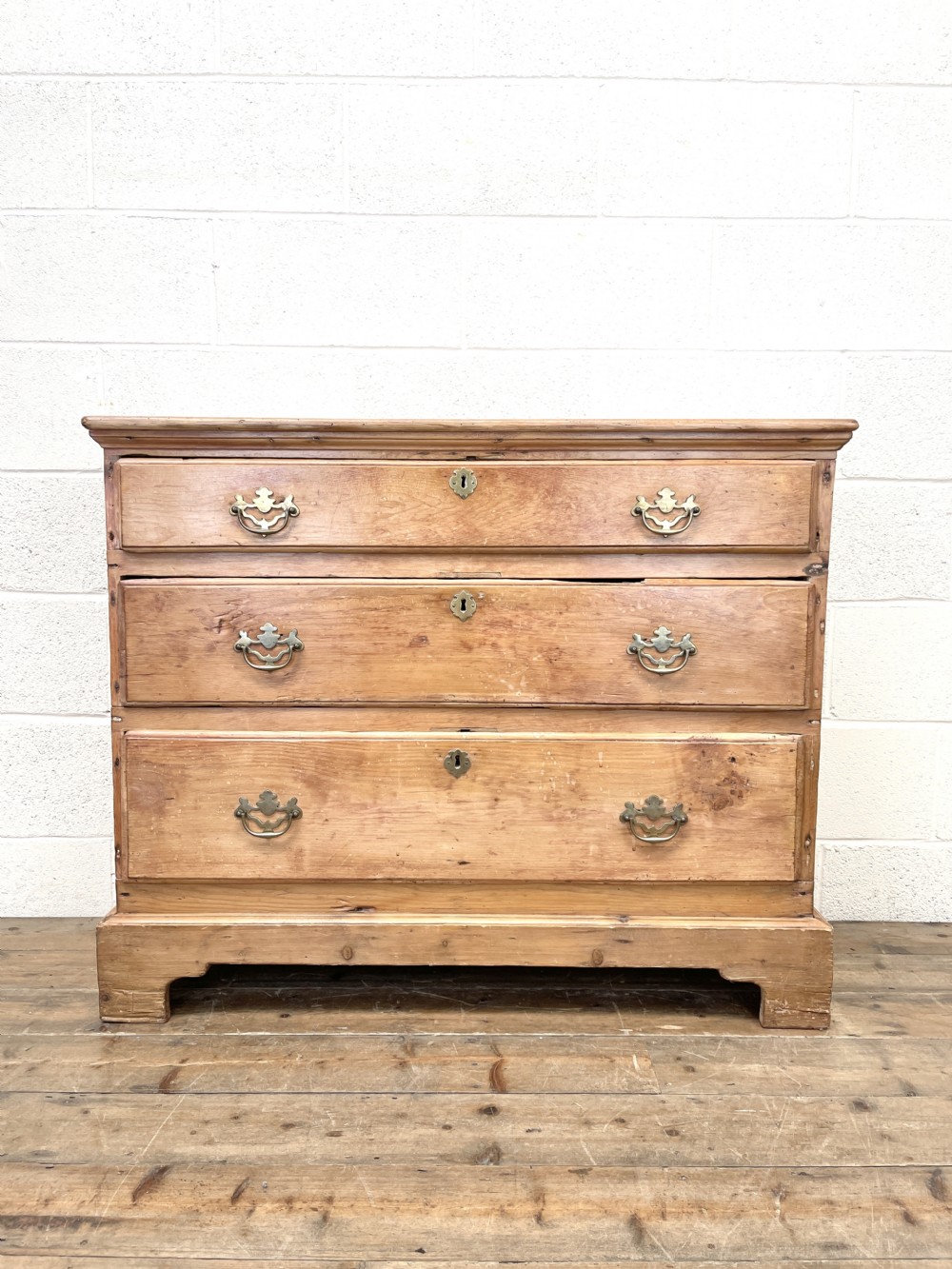 Rustic Antique Pine Chest of Drawers
