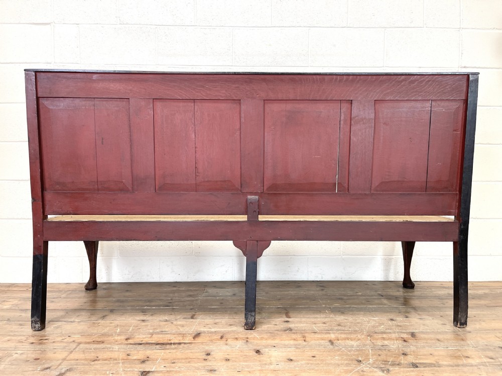 Antique George III Oak Settle Bench View XI