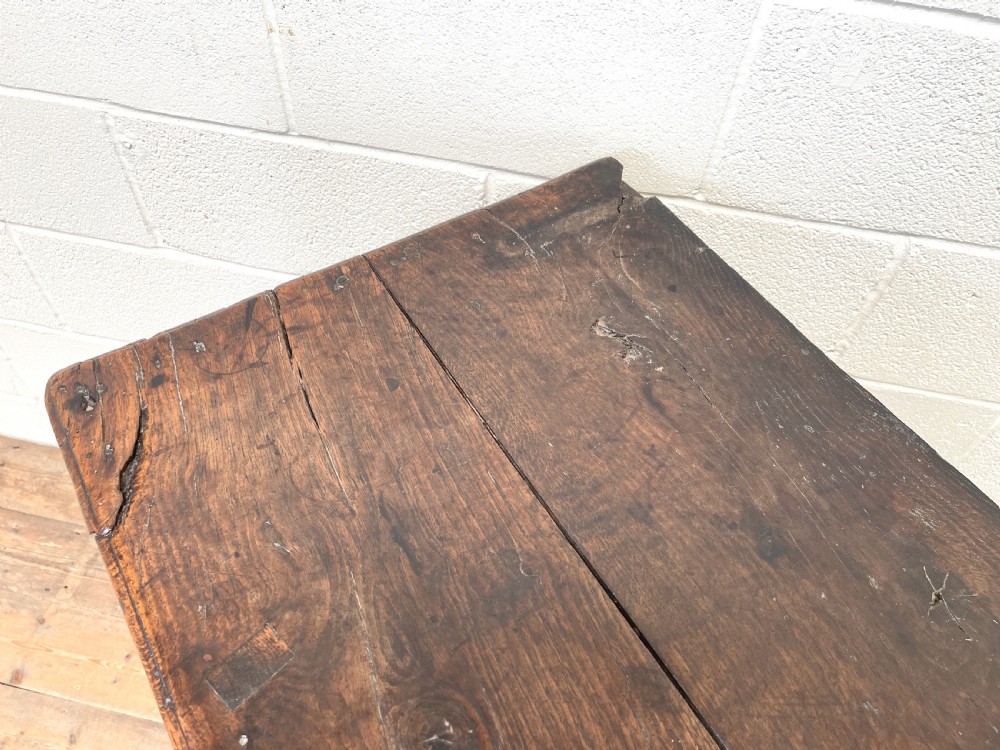 18th Century Welsh Oak Dresser Base View X