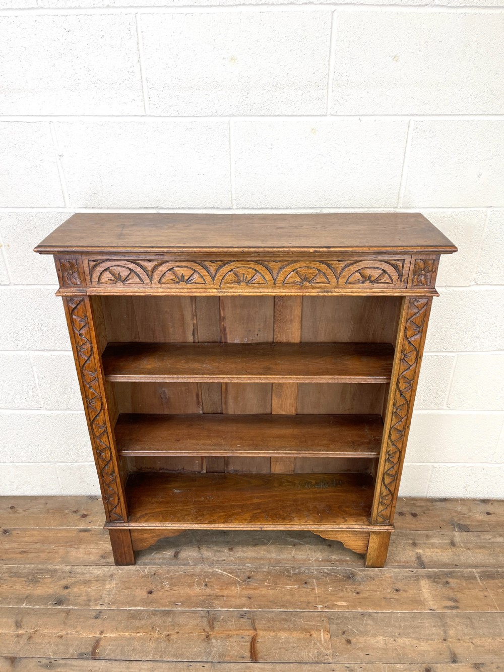 Early 20th Century Carved Bookcase View II