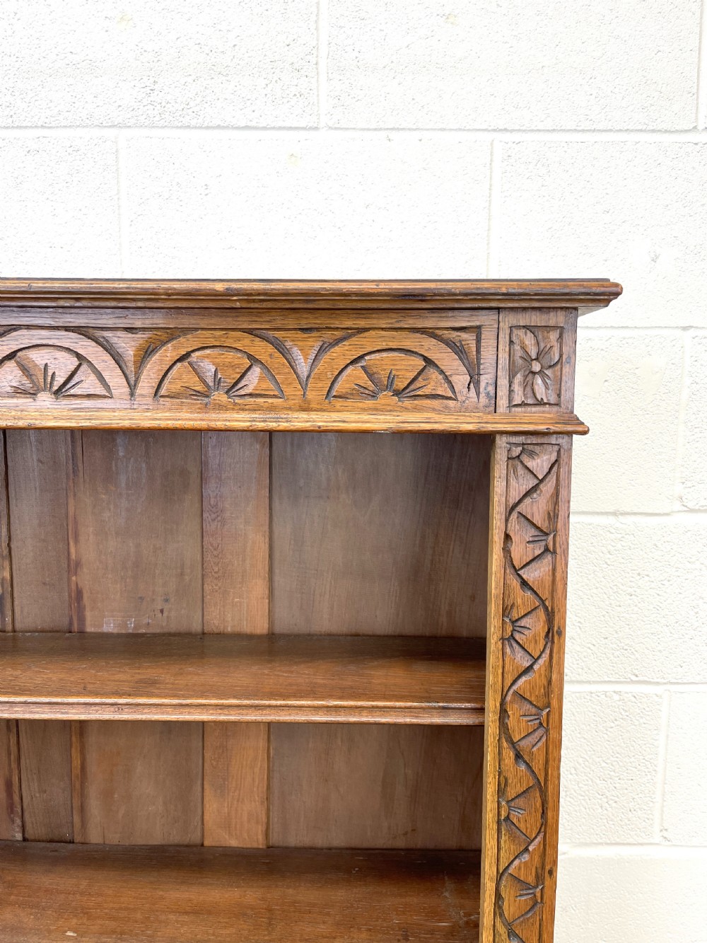 Early 20th Century Carved Bookcase View IV