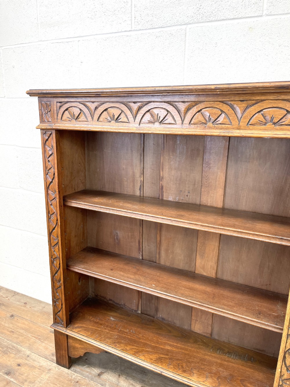 Early 20th Century Carved Bookcase View V